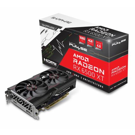 Placa video Sapphire Radeon RX 6500 XT PULSE OC 4GB GDDR6 64-bit