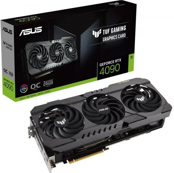 Placa video ASUS TUF Gaming GeForce RTX™ 4090 24GB GDDR6X 384 bit OG OC Edition, PCIE 4.0, 2xHDMI 2xDP