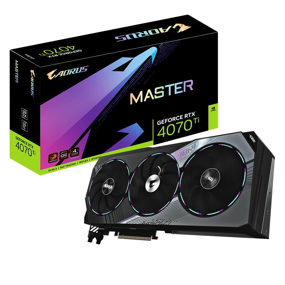 Placa video Gigabyte AORUS GeForce RTX 4070 Ti MASTER 12G