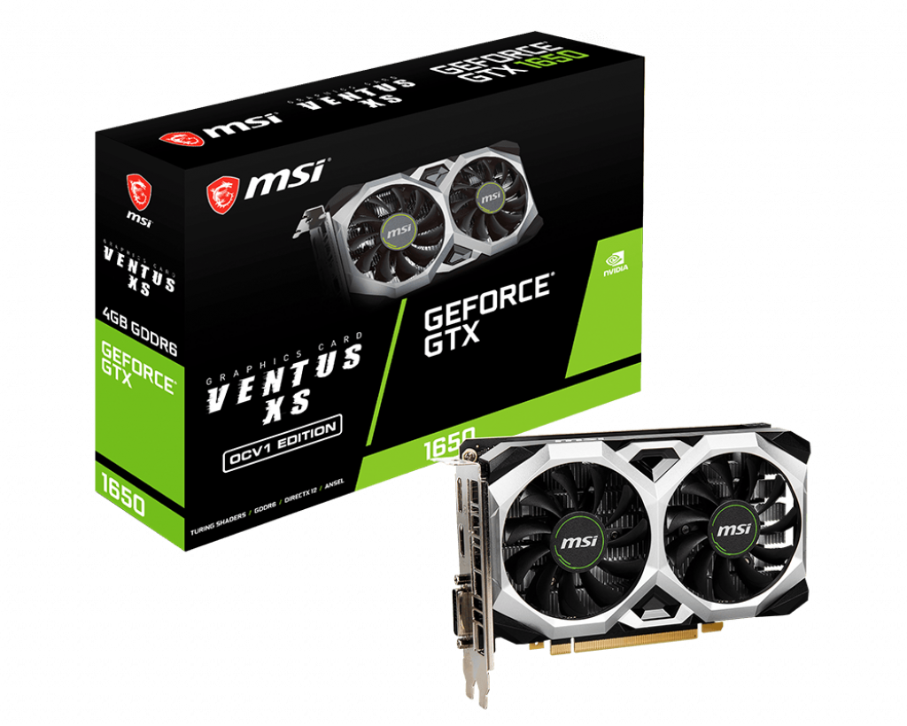 Placa video MSI nVidia GeForce GTX 1650 D6 VENTUS XS OCV1