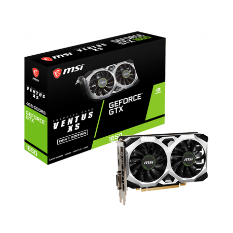 Placa video MSI nVidia GeForce GTX 1650 D6 VENTUS XS OCV1