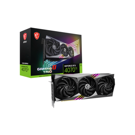 Placa video MSI GeForce RTX 4070TI GAMING TRIO 12GB GDDR6X 192 bit, PCIE 4.0, 3x DP 1x HDMI