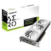 Placa video Gigabyte GeForce RTX 4060 AERO OC 8GB, GDDR6, 128 bit, 2x DisplayPort, 2x HDMI, PciExpress 4.0