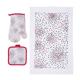"Set bucatarie format din 3 piese Dots 
Setul contine : 
1 prosop de bucatarie 38X63 cm,65Gr/buc
1 manusa de bucatarie 17X27 cm
1 suport oala 18X18 cm
Material:100% Bumbac "