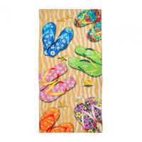 "Beach Towel 90x180 cm Sand
Material : 100% polyester, 220 GSM "