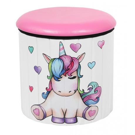 TABURET PLIABIL ROTUND 38CM-UNICORN