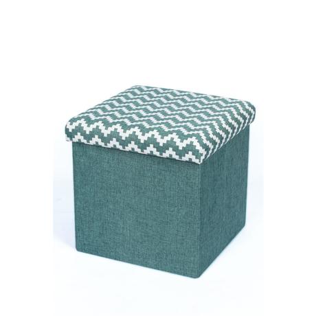 TABURET PLIABIL TEXTIL ALBASTRU