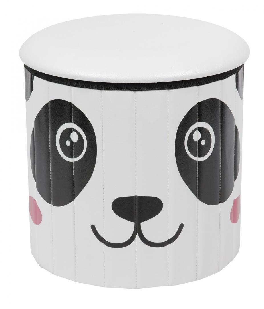 TABURET PLIABIL ROTUND 38CM-PANDA