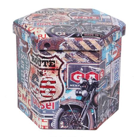 TABURET PLIABIL HEXAGONAL BIKE