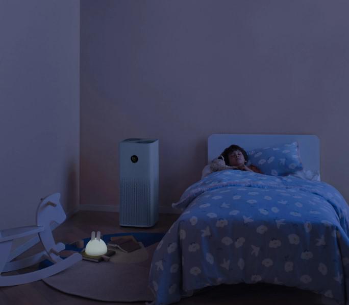 Xiaomi Smart Air Purifier 4 Pro 50 W, Suitable for rooms up to 35–60 m², 500 m³, White