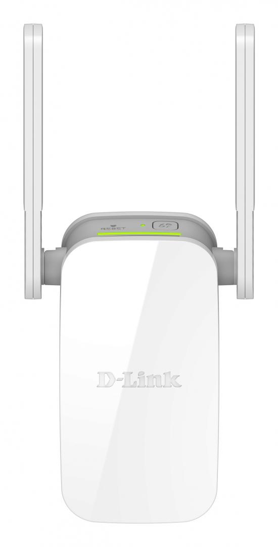 D-link Wireless AC1200 Dual Band Range Extender DAP-1610, with FE port; Compact Wall Plug design; External antenna design; 2x2 11ac Technology, Up to 1200 Mbps data rate; Complying with the IEEE 802.11 ac draft, a, n, g, and b; WPS (WiFi Protected Setup); WPA2/WPA wireless encryption; D-Link