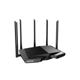 Wireless Router Tenda, RX27PRO;  AXE5700, TRI-Band Gigabit Wi-Fi 6 Router, Standarde si protcoale: IEEE802.3, IEEE802.3u,IEEE802.3ab, interfata: 1*10/100/1000Mbps WAN port, 3*10/100/1000Mbps LAN ports, 5 x Antene externe, Dimensiuni: 261*168*60mm, Viteza wireless: 6GHz:Up to 2402Mbps, 5GHz:Up to