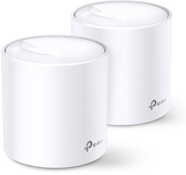 Router wireless TP-Link AX3000 mesh, Wi-Fi 6, Deco X60(2-pack), 5 GHz