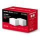 Mercusys AX1800 Whole Home Wi-Fi system HALO H70X(2-PACK),wi-fi 6 Dual-Band, Standarde Wireless: IEEE 802.11ax/ac/n/a 5 GHz, IEEE 802.11ax/n/b/g 2.4 GHz, viteza wireless: 1201 Mbps on 5 GHz, 574 Mbps on 2.4 GHz, Securitate wireless:  WPA-PSK/WPA2-PSK/WPA3, Moduri operare: Router, Access Point