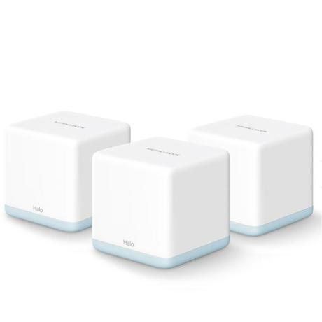Mercusys AC1200 Whole Home Wi-Fi system HALO H30(3-PACK), Standarde Wireless: IEEE 802.11 a/n/ac 5 GHz, IEEE 802.11 b/g/n 2.4 GHz, viteza wireless: 867 Mbps on 5 GHz, 300 Mbps on 2.4 GHz, Dual-Band: 2.4Ghz, 5Ghz, Securitate wireless: WPA-PSK/WPA2-PSK, moduri operare: Router, Access Point