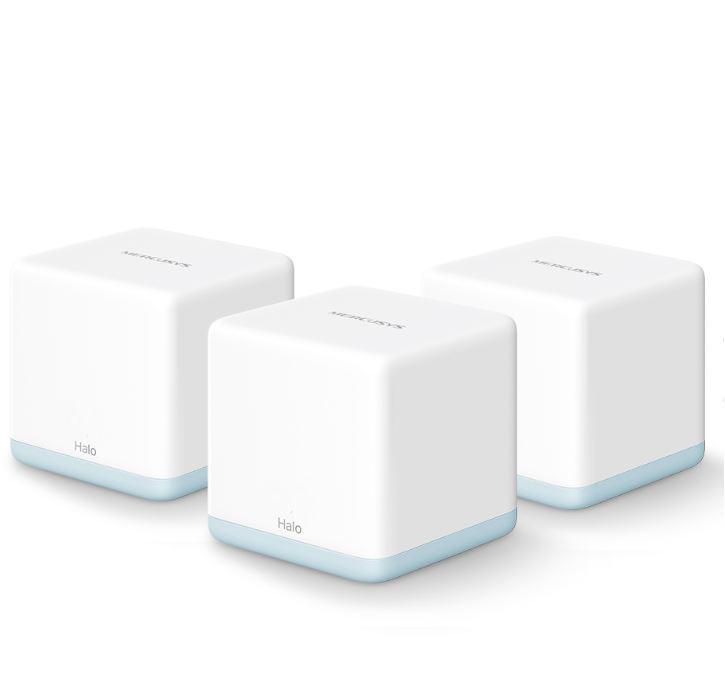 Mercusys AC1200 Whole Home Wi-Fi system HALO H30(3-PACK), Standarde Wireless: IEEE 802.11 a/n/ac 5 GHz, IEEE 802.11 b/g/n 2.4 GHz, viteza wireless: 867 Mbps on 5 GHz, 300 Mbps on 2.4 GHz, Dual-Band: 2.4Ghz, 5Ghz, Securitate wireless: WPA-PSK/WPA2-PSK, moduri operare: Router, Access Point