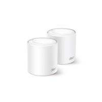 TP-Link AX3000 whole home mesh Wi-Fi 6 System, Deco X50(2-pack);  Standarde Wireless: IEEE 802.11ax/ac/n/a 5 GHz, IEEE 802.11ax/n/b/g 2.4 GHz, 3 LAN/WAN Gigabit Ethernet Ports, 1 GHz Dual-Core CPU, 2 x internal antennas per Deco unit, 2402 Mbps (5 GHz), 574 Mbps (2.4 GHz).