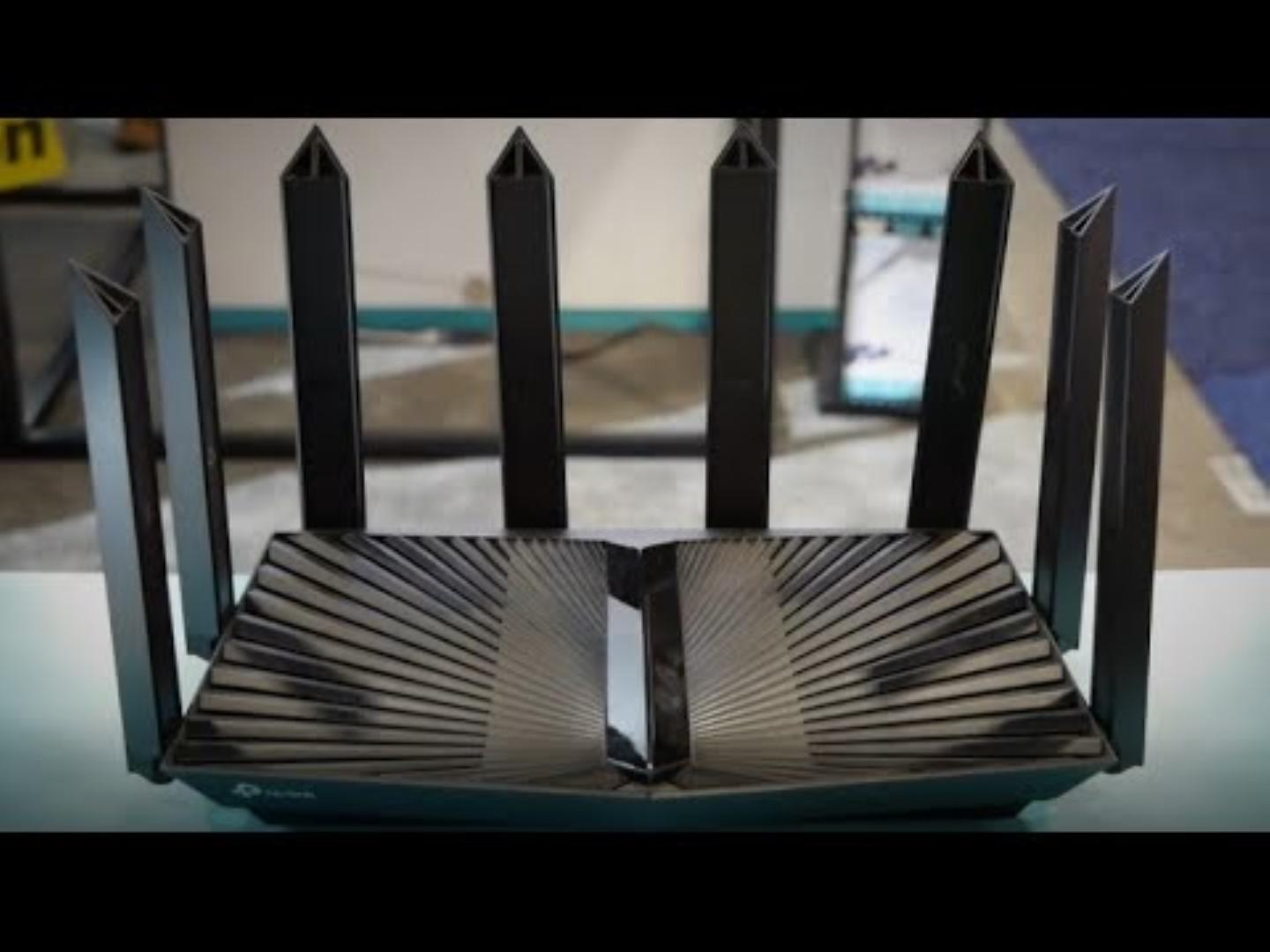 TP-LINK WIFI 6 Router Gigabit, ARCHER AX90, Tri-Band, Standarde: IEEE 802.11ax/ac/n/a 5 GHz, IEEE 802.11ax/n/b/g 2.4 GHz, viteza wifi: AX6600, 5 GHz-1: 4804 Mbps (802.11ax, HE160), 5 GHz-2: 1201 Mbps (802.11ax), 2.4 GHz: 574 Mbps (802.11ax), 8 × Antene Fixe de înaltă Performanță, 4 × 4 MU-MIMO