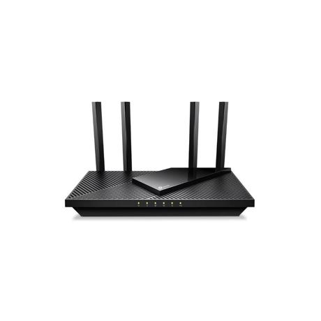 TP-Link Wireless Router, ARCHER AX55 PRO ;dual band AX3000 5 GHz: 2402 Mbps (802.11ax), 2.4 GHz: 574 Mbps(802.11ax), Standard and Protocol: IEEE 802.11ax/ac/n/a 5 GHz, IEEE 802.11ax/n/b/g 2.4 GHz, 4 x Antene Externe fixe, 1× Port WAN/LAN Gigabit de 2.5, 1× Port WAN/LAN Gigabit, 3 × Porturi LAN