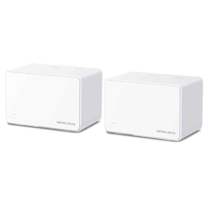 Mercusys AX3000 Whole Home Wi-Fi system HALO H80X(2-PACK),wi-fi 6 Dual-Band, Standarde Wireless: IEEE 802.11ax/ac/n/a 5 GHz, IEEE 802.11ax/n/b/g 2.4 GHz, viteza wireless: 2402 Mbps on 5 GHz, 574 Mbps on 2.4 GHz, Securitate wireless: WPA-PSK/WPA2-PSK/WPA3, Moduri operare: Router, Access Point