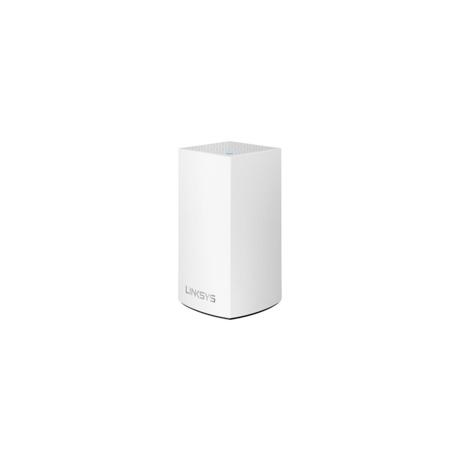 Router wireless Linksys Velop WHW0102, Intelligent Mesh, 1-Pack White (AC2600),  Dual-Band AC1300, AC1300 
