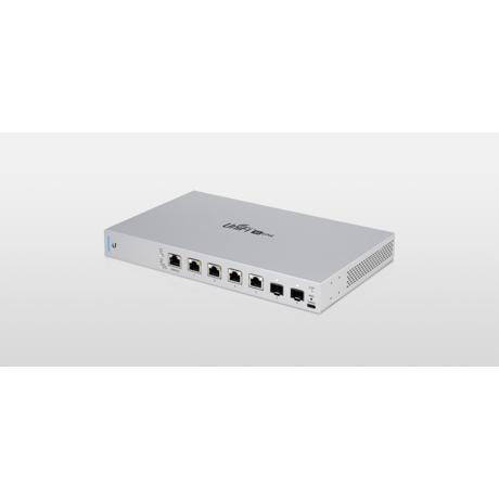 Ubiquiti UniFi switch 6 porturi USG-XG-6POE, 2x 1/10 SFP+, 4x 802.bt PoE++ Ports, 1U Rack- Mountable, consum maxim 40w.