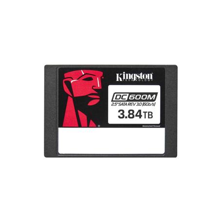 SSD Kingston, DC600M, 2.5", 3840GB, SATA 3.0 (6GB/s), R/W speed: 560MBs/530MBs