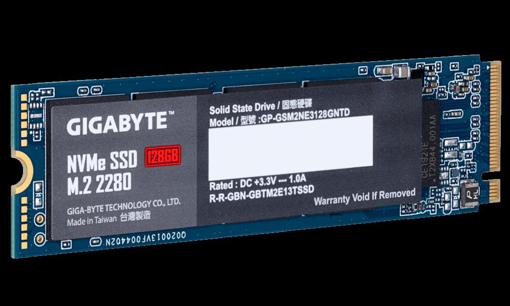 SSD Gigabyte, 128GB, NVMe, M.2