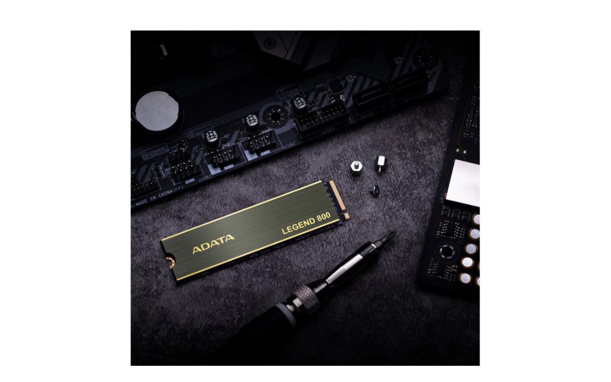 SSD ADATA Legend 800, 512GB, M.2 2280, PCIe Gen3x4, NVMe, R/W speed 2500MBs/2000MBs