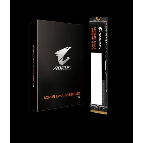 SSD GIGABYTE AORUS 1TB, M.2, PCI-Express 4.0 x4, NVMe 1.4, viteza citire: 5000 MB/s, Viteza scriere: 4600 MB/s.
