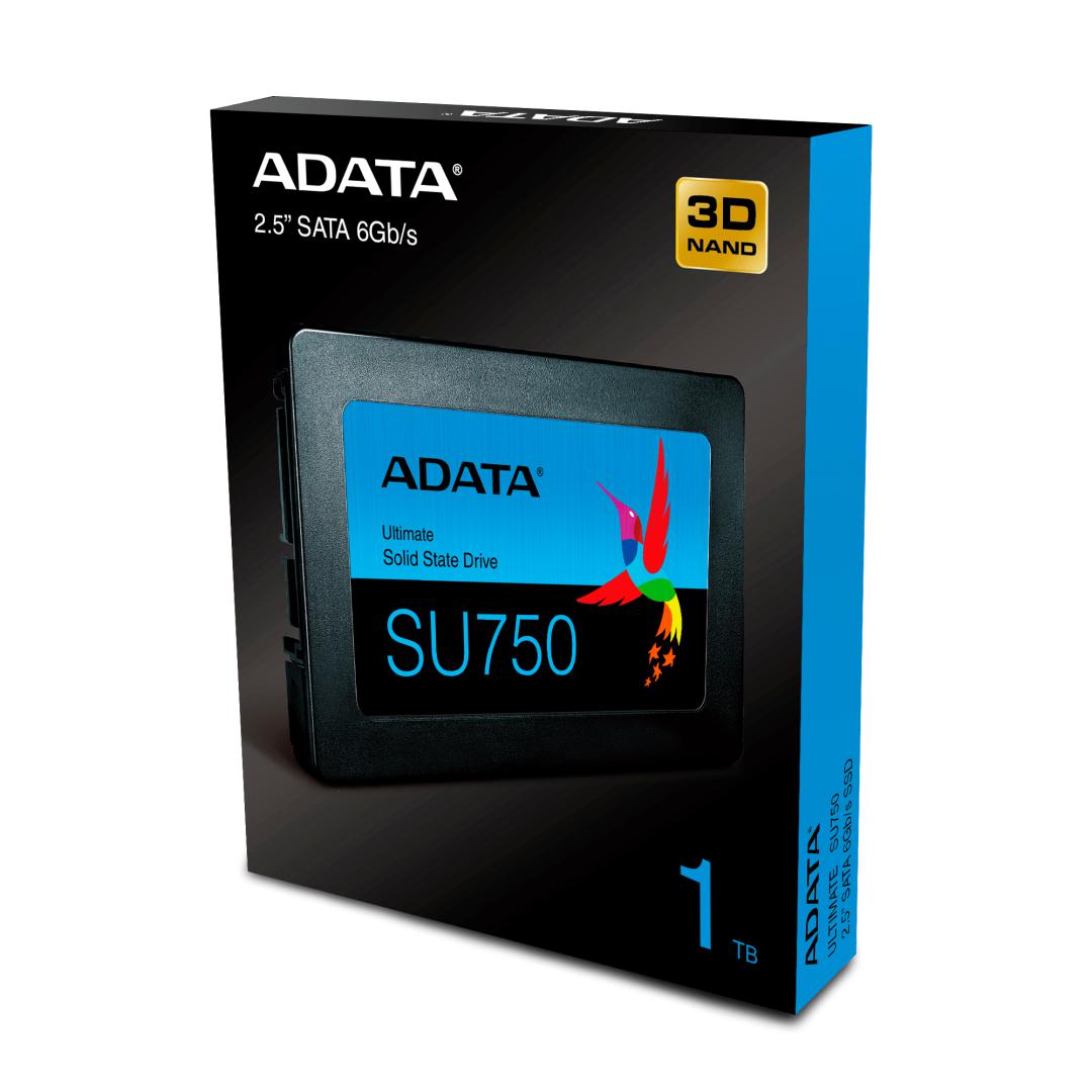 SSD ADATA SU750, 1TB, 2.5", SATA III