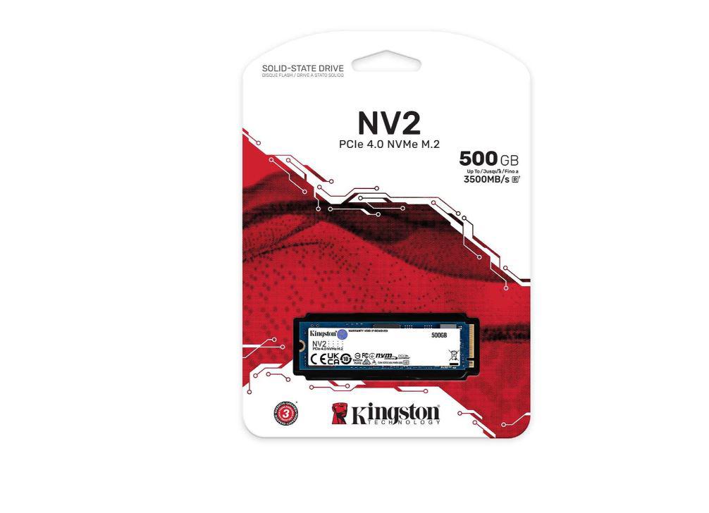 SSD Kingston, SNV2S, M2-2280, 500GB, PCI Express 3.0 x4 NVMe