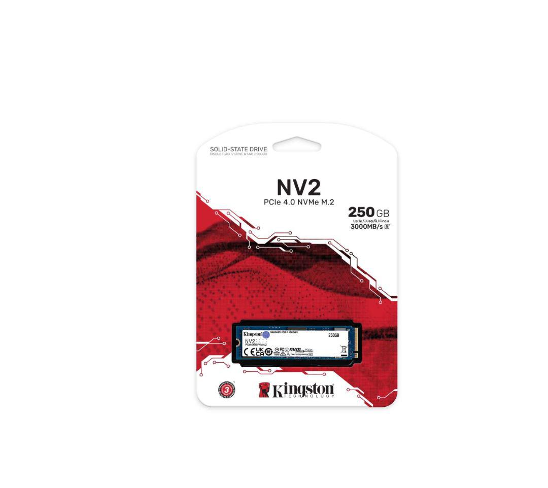 SSD Kingston, SNV2S, M2-2280, 250GB, PCI Express 3.0 x4 NVMe
