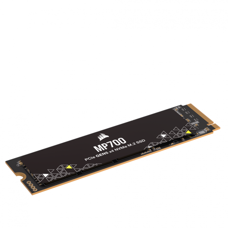 SSD Corsair MP700 1TB M.2 NVMe PCIe 4  SSD Unformatted Capacity 1TB SSD Smart Support Yes Weight 0.047kg SSD Interface PCIe Gen 4.0 x4 SSD Max Sequential Read CDM Up to 9,500MB/s SSD Max Sequential Write CDM Up to 8,500MB/s Max Random Write QD32 IOMeter Up to 1,3 IOPS Max Random Read QD32 IOMeter Up