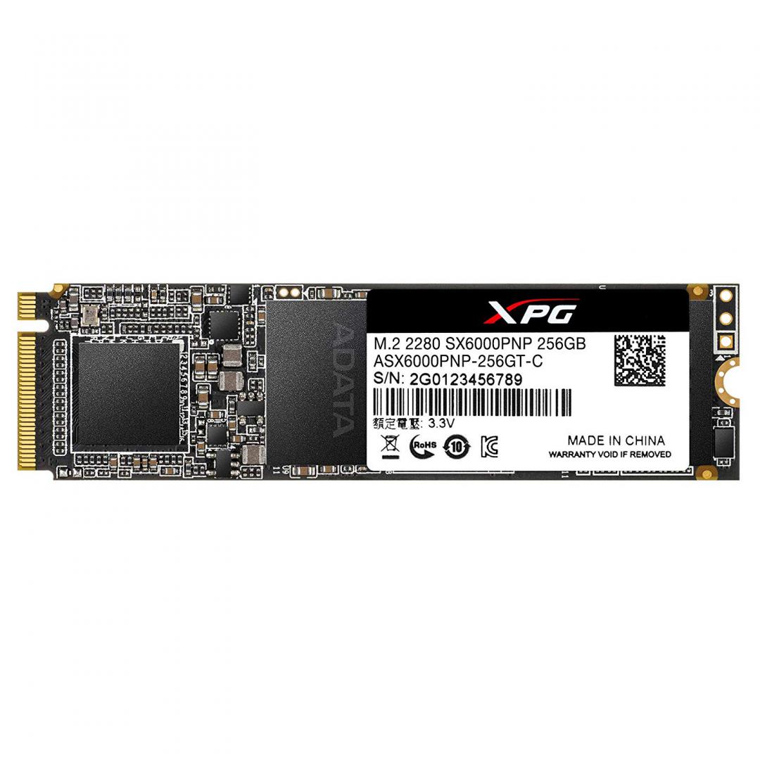 SSD ADATA XPG SX6000 Pro, 256GB, NVMe, M.2