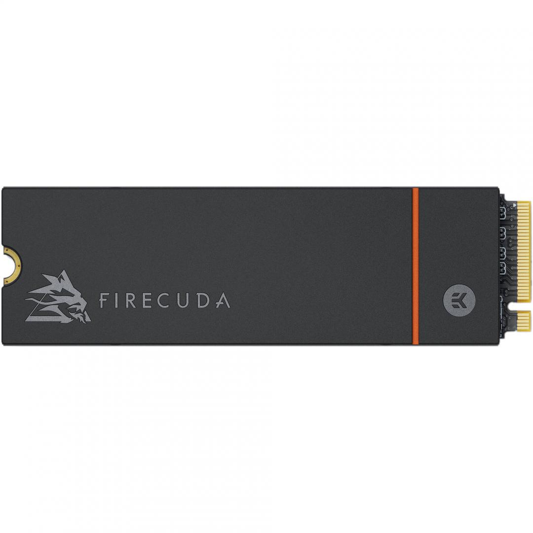 SSD Seagate FIRECUDA 530, 500GB, M.2-2280 with heatsink, PCIe Gen4 x4 NVMe 1.4, R/W speed: up to 7300/3000MB/s
