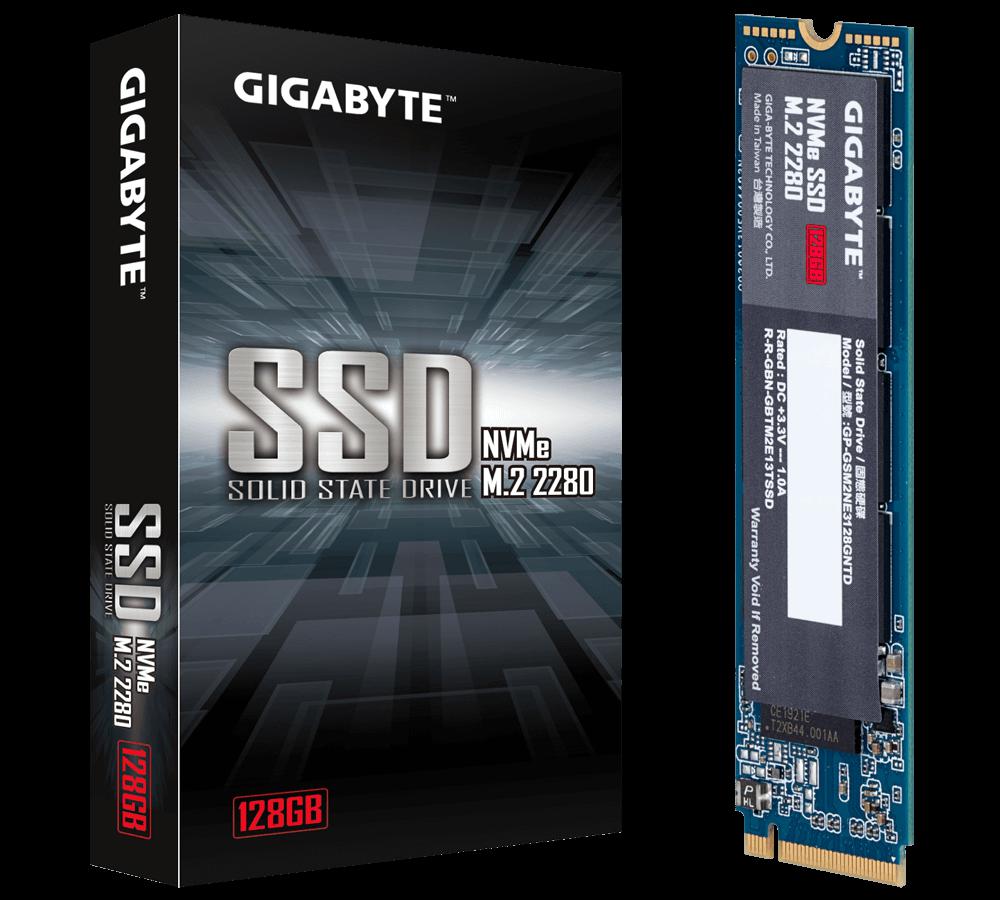 SSD Gigabyte, 128GB, NVMe, M.2