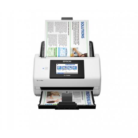 Scanner Epson DS-790WN, dimensiune A4, tip sheetfed, viteza scanare: 45ppm alb-negru si color, rezolutie optica 600x600dpi, ADF Single Pass 50 pagini, duplex, senzor CCD, Scan to Email, Scan to Email, Scan to FTP, Scan to Microsoft SharePoint®, Scan to Web folders, Scan to Network folders, Scan to