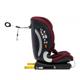 Scaun auto I-size U-Grow Goldfix Plus, isofix, 76-150 cm (9-36 kg), boxa bluetooth, rosu