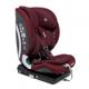Scaun auto I-size U-Grow Goldfix Plus, isofix, 76-150 cm (9-36 kg), boxa bluetooth, rosu