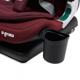 Scaun auto I-size U-Grow Goldfix Plus, isofix, 76-150 cm (9-36 kg), boxa bluetooth, rosu