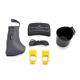 Scaun auto I-size U-Grow Goldfix Plus, isofix, 76-150 cm (9-36 kg), boxa bluetooth, gri