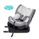 Scaun auto rotativ 360 gr cu Isofix, Gri