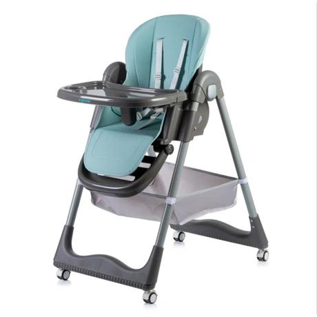 Scaun de masa cu inaltime reglabila, spatar ajustabil in 4 pozitii, pliabil, blue, U-Grow