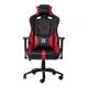 Scaun gaming X by Serioux, Kessian, ajustabil, piele sintetica, piston pe gaz, manere reglabile, baza stea cu 5 picioare, greutate maxima admisa 150Kg, perne detasabile, negru si rosu