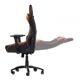 Scaun gaming X by Serioux, Kessian, ajustabil, piele sintetica, piston pe gaz, manere reglabile, baza stea cu 5 picioare, greutate maxima admisa 150Kg, perne detasabile, negru/portocaliu