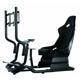 Scaun gaming Serioux Racing Cockpit cu suport monitor