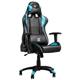 Scaun gaming X by Serioux, Torin, ajustabil, piele sintetica, piston pe gaz, manere reglabile, baza stea cu 5 picioare, greutate maxima admisa 150Kg, perne detasabile, negru si albastru