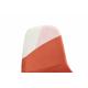 Set of 2 upholstered dining chairs - Patch Coral model Seat