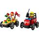 PACHET DE CURSE FURGONETA DE PIZZ VS. CAMION DE POMPIERI, LEGO 60458